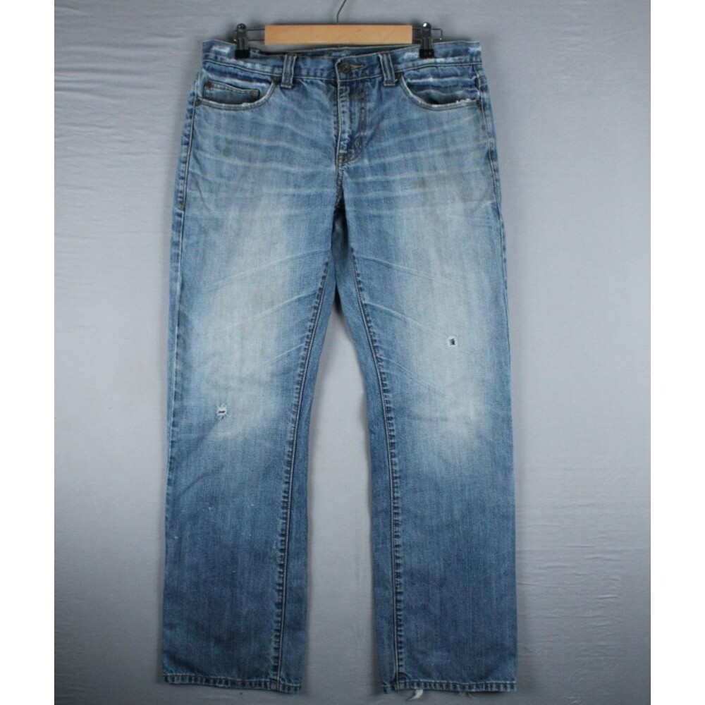 Converse One Star Low Boot Premium Denim Distressed Jeans Men's 34 x 32